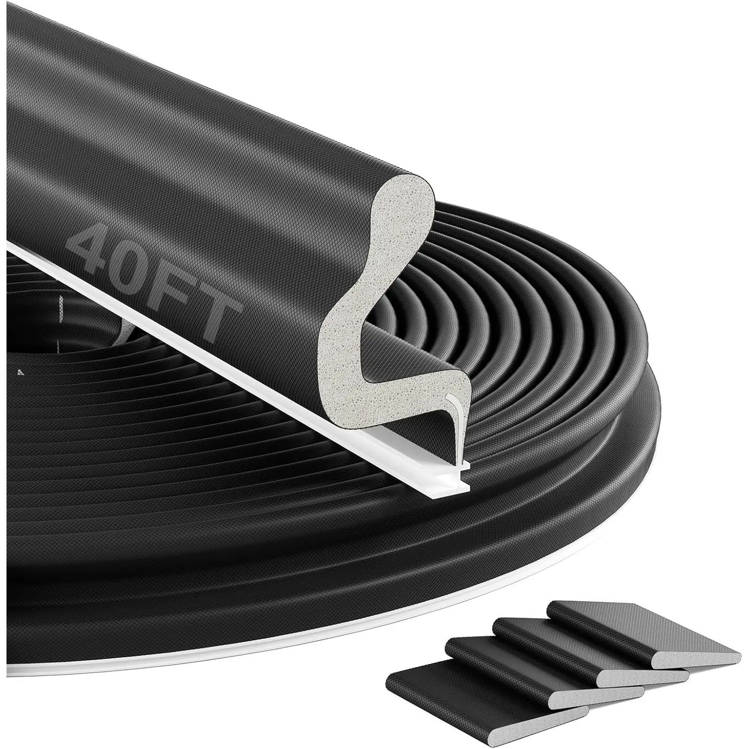 Kerf Weather Stripping Door Seal Soundproof Insulation for Large Gap