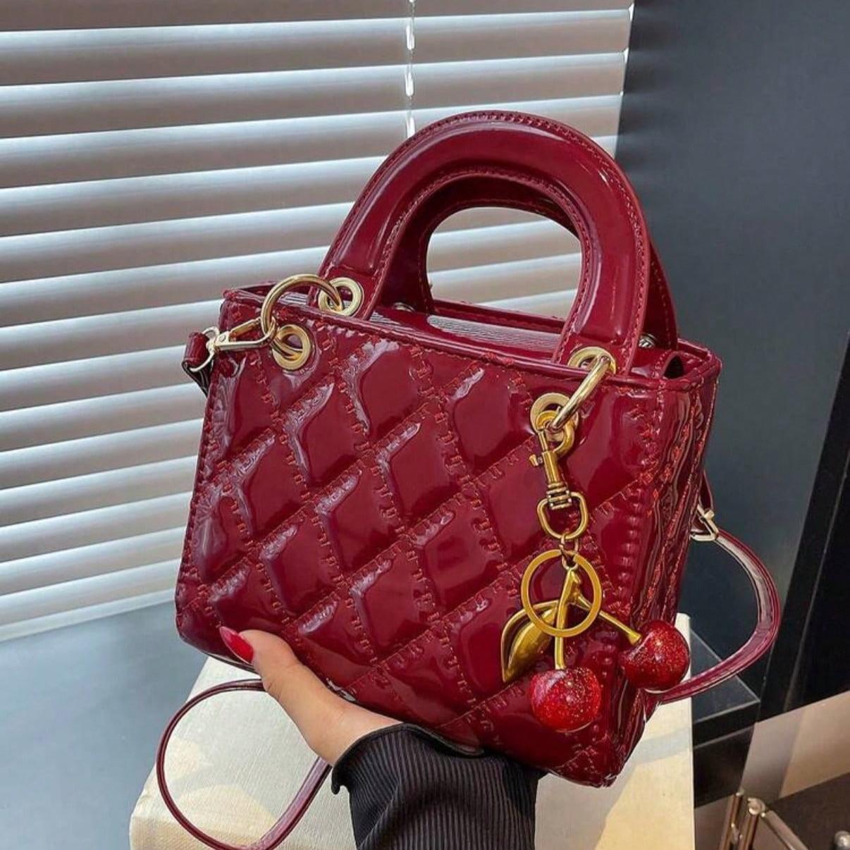 New Arrival Petite & Elegant High-End Tote Bag For Women, Fashionable & Lightweight, Best Selling New Style, Diamond Embroidery Handbag, Satchel & Shoulder Bag, Suitable For Spring/Summer Vacation, Campus Life, Daily Commute, Christmas Gift, Party &