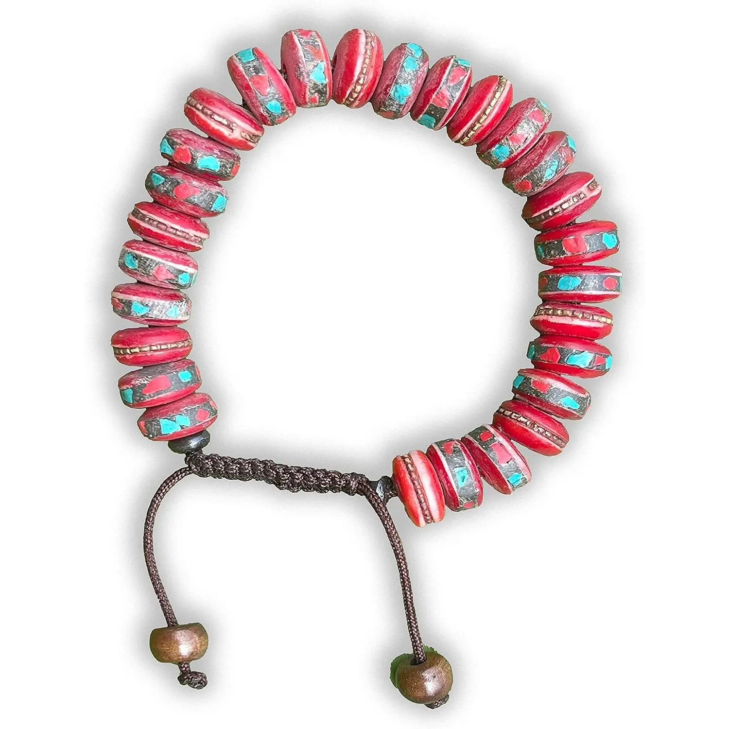 an  Wrist Mala Bracelet – Buddhist Meditation Prayer Beads  Mala