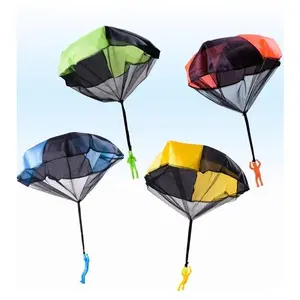 Children's outdoor parachute toy set: Boy hand-thrown sports game gift, Children's sensory game soldier random color 3 pieces,stress ball,slime