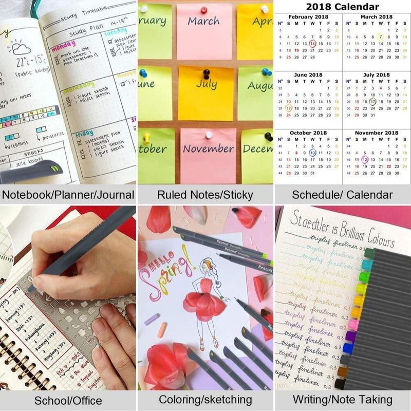 0.4mm Fineliner Pen, Drawing Painting Sketch Fine Line Art Marker, Art Drawing Supplies for Students School Home, Art Materials