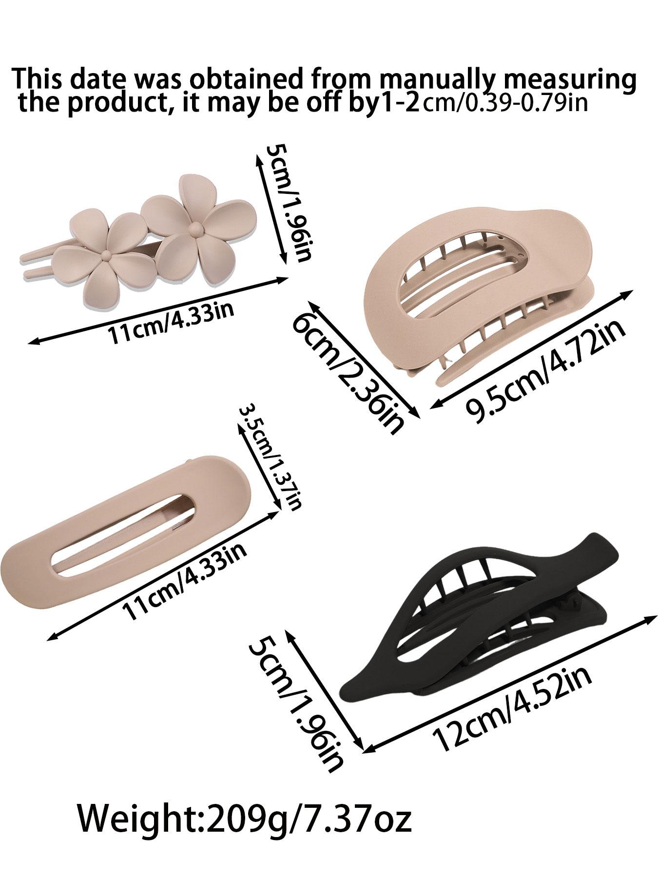 12pcs Duckbill Clip Female Back Head Hairpin Shark Clip Flat Oval Duck Clip, Flat Hair Clips, Hair Claws, Suitable for Thick Hair, Matte Large Duckbill Clip Strong Fixation No Slipping Multicolor Gift