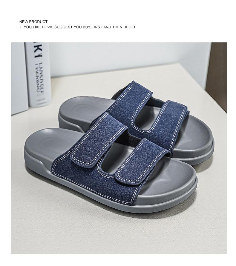 Men's Summer Slippers Outdoor Beach Sandals Breathable Anti - slip Sports Flip Flops High Trendy