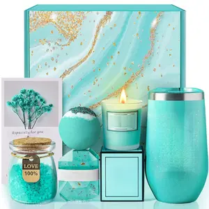 Gifts  Mom, Women, Wife, Girlfriend, Sister, Best Friend, Her - Unique Mothers Day, Birthday, Valentines, Christmas Gifts - Gardenia Inspirational Self Care Spa Gift Basket Set, Thank You Gifts