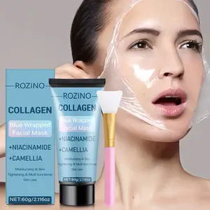60g Collagen Peel-Off Mask, Niacinamide Brightening, Camellia Soothing, Elasticity Boost, Weekly Use, Ideal for Mature & Dull Skin