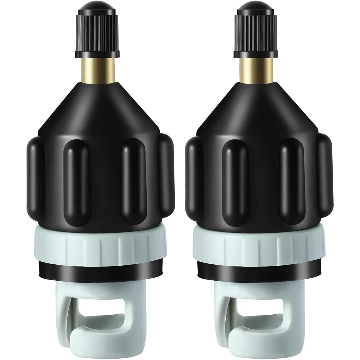 2Pcs Inflatable Boat SUP Pump Adapter, Premium Conventional Air Adapter, Sturdy SUP Air Adapter,Quickly Inflation and Strong Sealing Pump Adapter, for Inflatable Boat, Paddleboard and Kayak