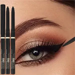 3pcs Quick-drying,Matte Finish Eyeliner，Smooth Long-Lasting Soft Eyeliner Gel,Waterproof Eyeliner Gel Pen & Eyeshadow Pencil