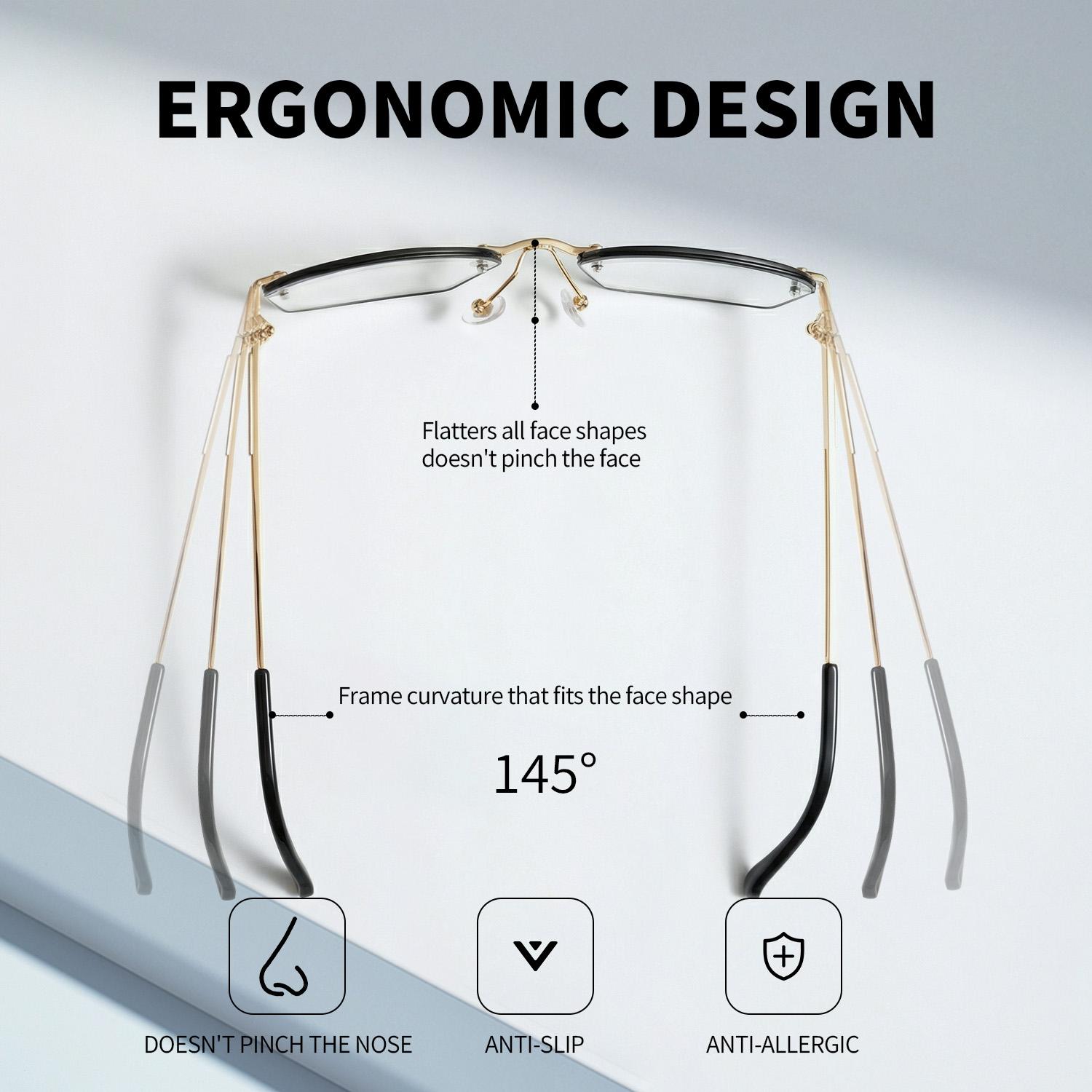 Black-Auto-Adjusting Reading Glasses