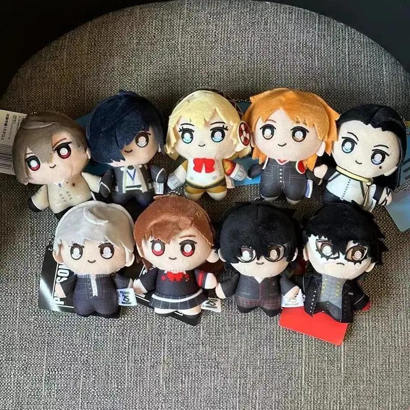 Anime Yuuki Makoto Aegis Shiomi Kotone Gorou Akechi Joker Shiomi Kotone Cosplay Anime Plushie Pendant Kids Christmas Gifts 10cm