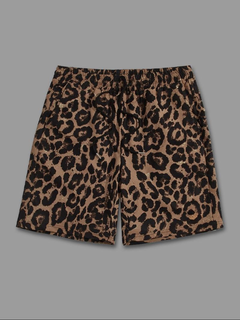 Men's Regular Fit Camo Print French Terry Shorts, Casual Comfy Breathable Shorts for Summer, Men's Bottoms for Daily Wear, Camouflage Shorts