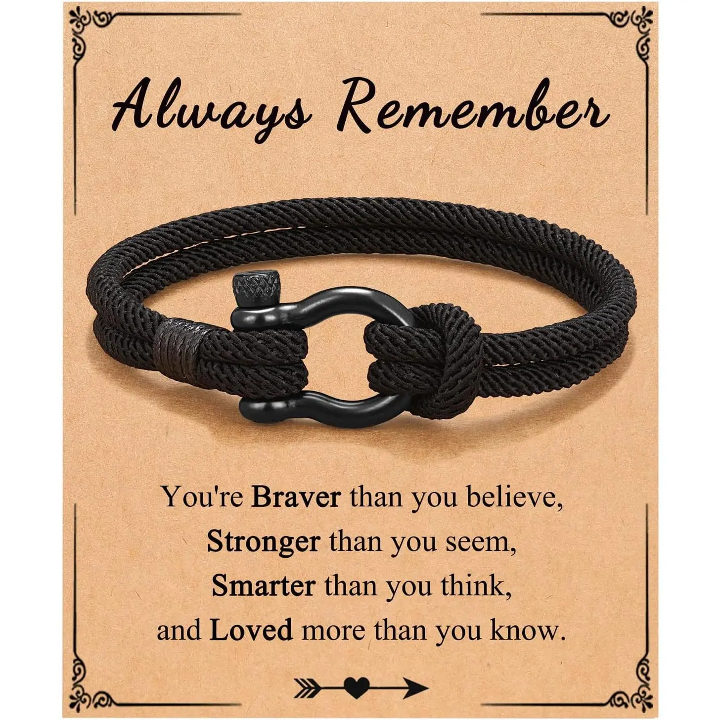 To My Boys Bracelet Gifts for Son Grandson Nephew  Bracelets Birthday Graduation Christmas Gifts for Teen Boys