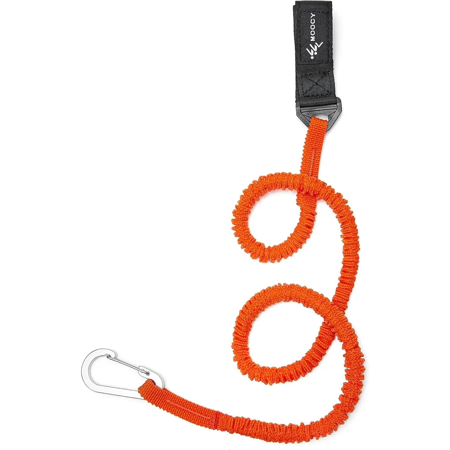 Kayak Paddle Tether/Coiled Kayak Fishing Leash with Carabiner for Paddle, Rod SUP Kayaking Accessories
