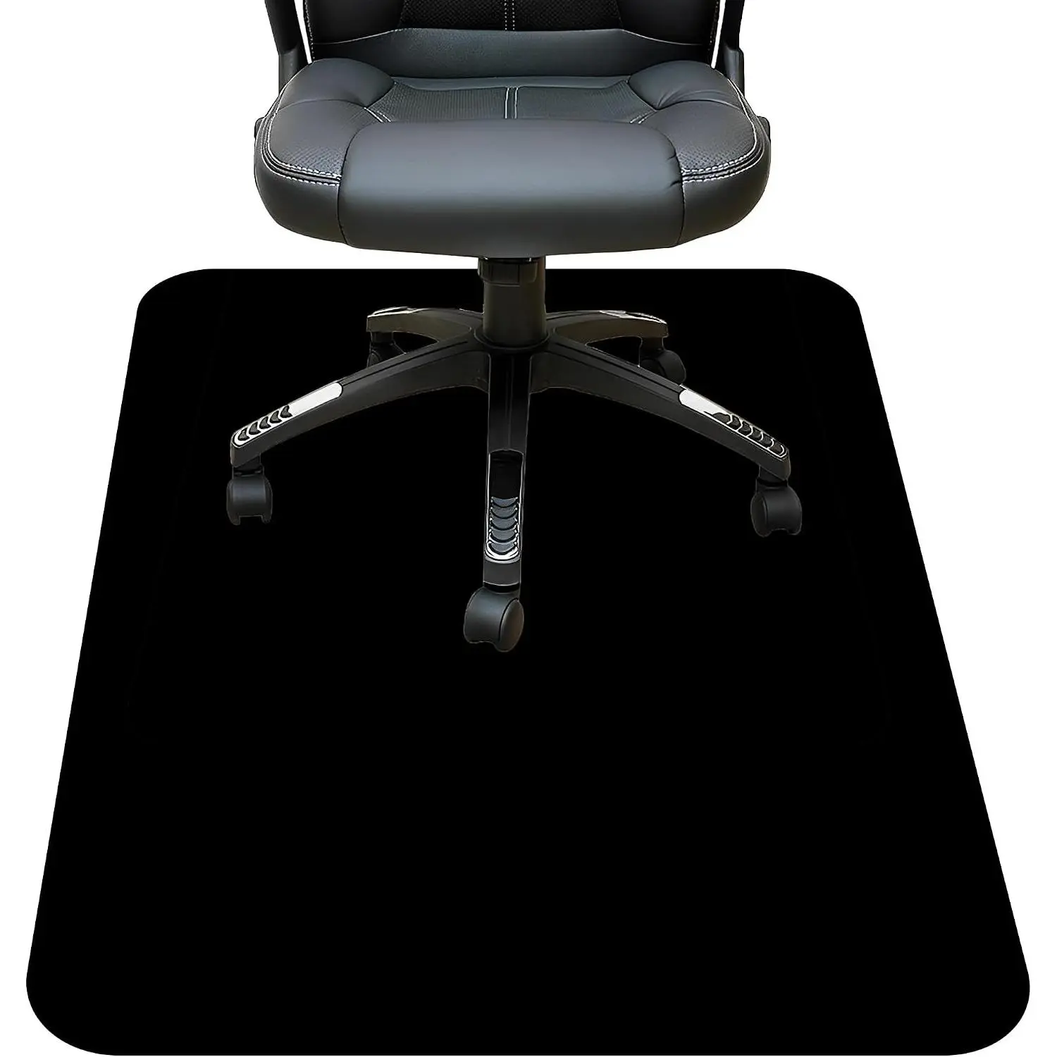 Customized Gaming Chair Mat with Your Logo, Text or Photo, 36x48, for Hardwood and Tile Floors, Personalized Desk Chair Mat Rug for Office or Home
