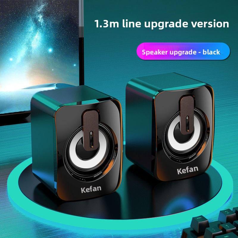 Wired USB Mini Speaker Powerful Bass Loud Volume for Desktop PC Laptop Home & Mobile