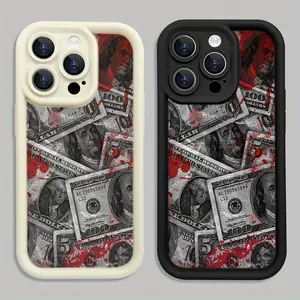 Blood note superimposed visual mobile phone shell B391 for iPhone 16/15/14/13/12/11/Plus/Pro/Pro Max Series - Shockproof Case, Stylish Design