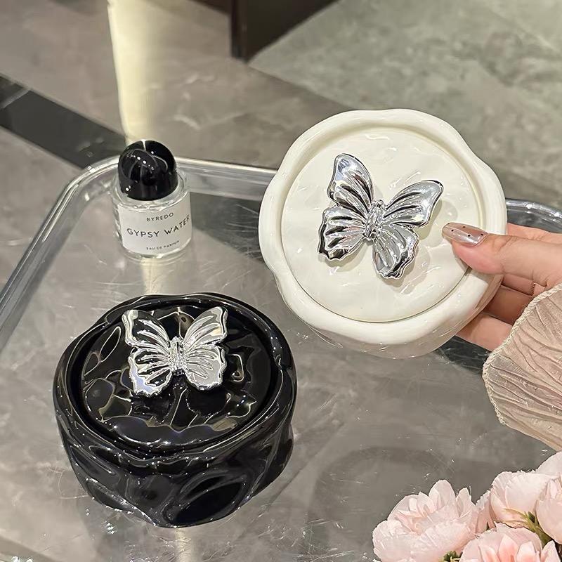 Ceramic Ashtray for Home Decoration Living Room Tabletop Storage Organizer Jewelry Display Light Luxury  Creative Ash Tray