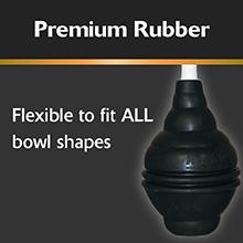 BeehiveMAX Heavy Duty Toilet Plunger - Seals All Bowl Shapes – Powerful Clog Removal