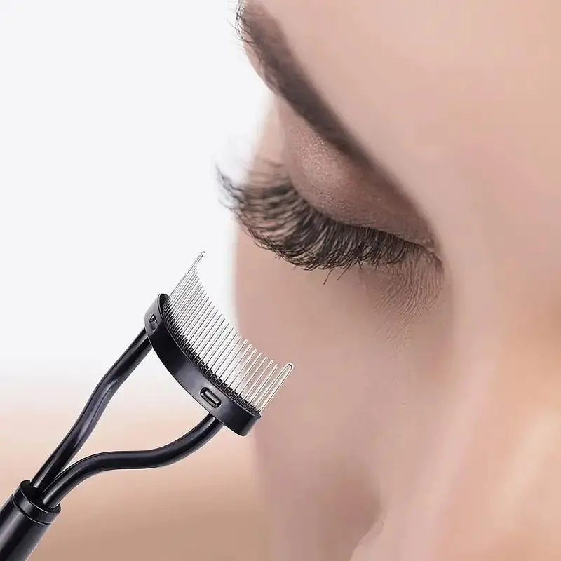 1 Piece Eyelash Brush Comb With Cap, Portable Mini Eyelash Brush, Eye Makeup Brush, Eye Makeup Tools For Daily Use, Cosmetic Makeup Tool, Cosmetic Brushes, Beauty Care Tool