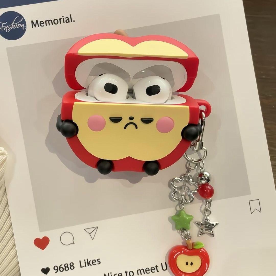 Love and Deepspace Caleb two-dimensional game peripherals cute sun fruit shape bluetooth headset decorative protective case gift