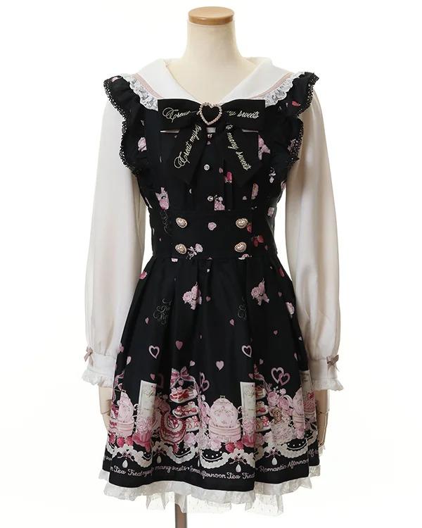 Japanese Lolita Dress Suits Women Long Sleeve Floral Mini Dress Sets Elegant Vintage Fashion High Waist Kawaii Outfits  Chic