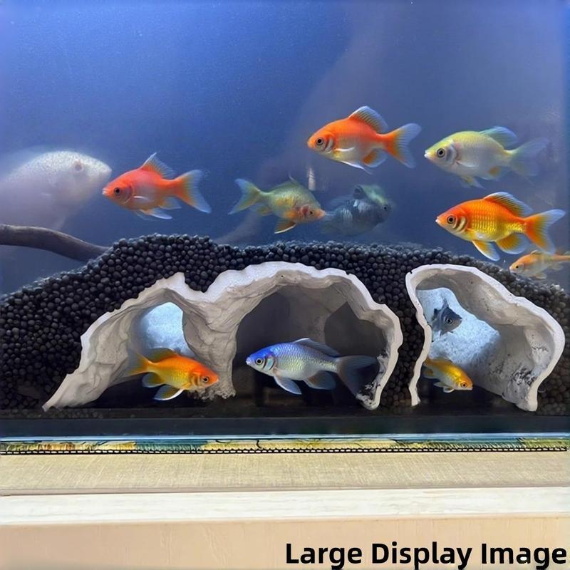 Large/medium/small Reptile Hideaway Cave Aquarium Decor, Natural Tunnel Fish Shelter, Shrimp House, Fish Tank Ornament, Water Palace