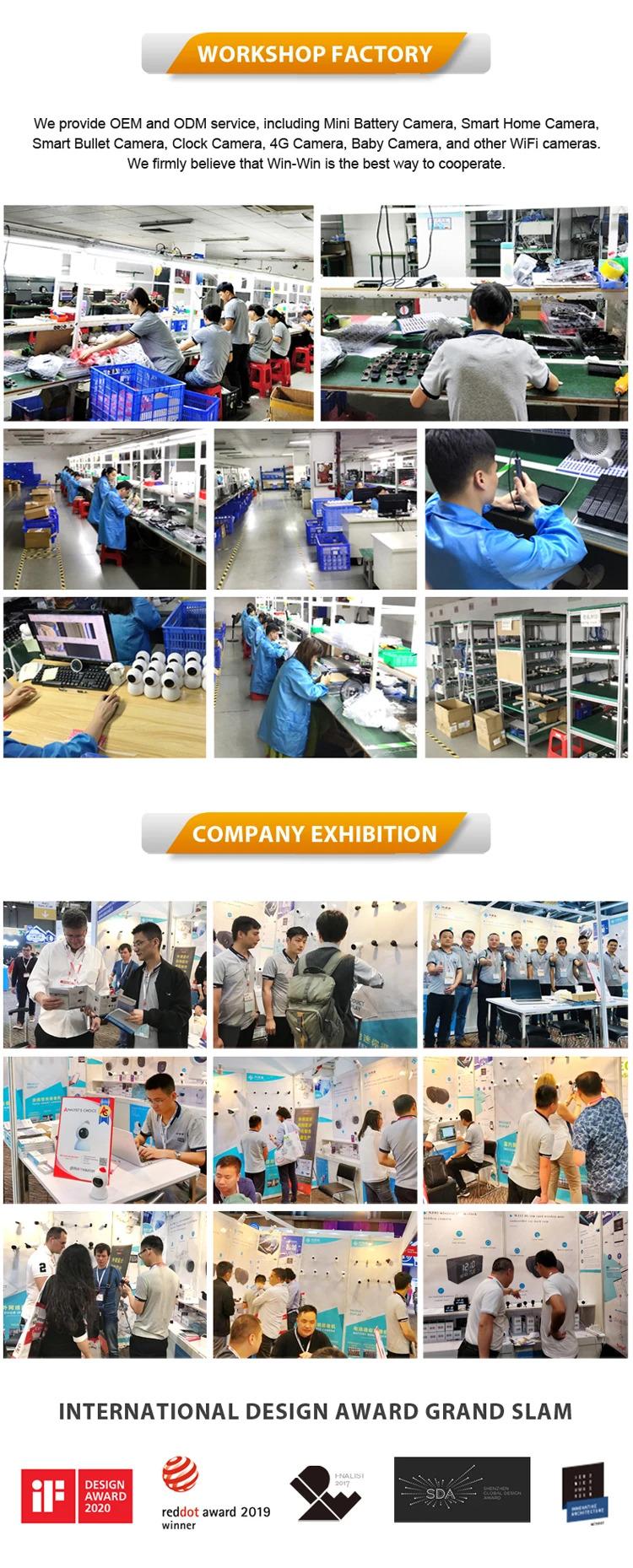 MOBILoom MINI Smart Remote Wifi Camera 1080P HD Wireless WIFI with 16GB Memory Card Night Vision for Home Security Monitoring