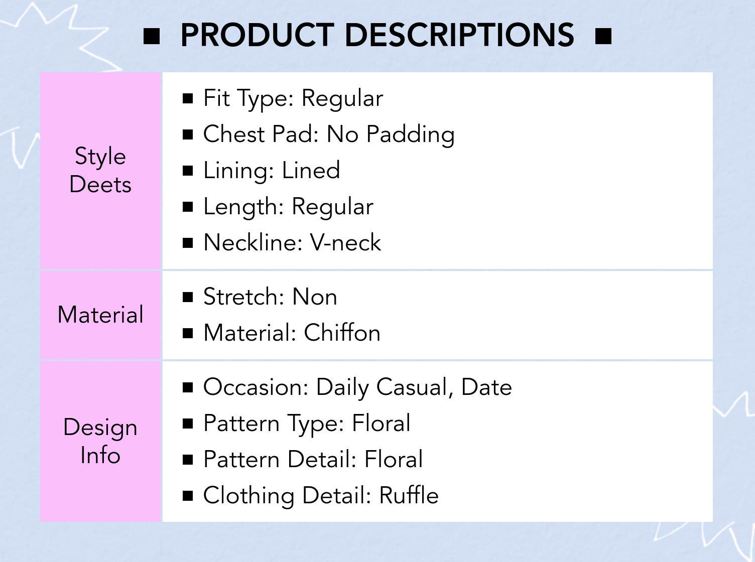 Cider Chiffon Floral V-Neck Ruffled Cami Blouse SpringStatements