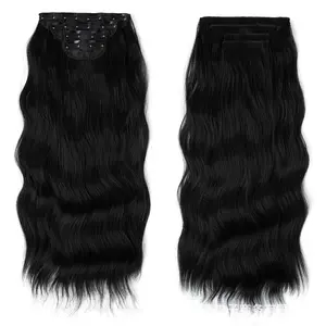 4 Piece Set Long Curly High Temp Hair Extensions Volume 22 to 24in