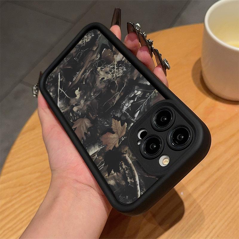 Camo Pattern Phone Case, Anti-drop Cellphone Protective Case, Total Protective Shockproof Mobile Phone Cover for iPhone