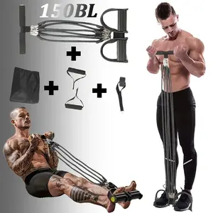 Multifunctional Foot Puller, Fitness Resistance Band, Abdominal Crunch Helper, Hand Leg Muscle Trainer, Home Outdoor Workout Gear