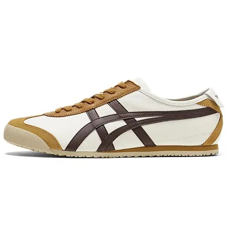 Onitsuka Tiger Mexico 66 Running Shoes for Men and Women – Comfortable, Lightweight, Cushioned, Non-Slip, Durable Fabric and Synthetic Leather Verifiable, with credentials and supporting global authentication