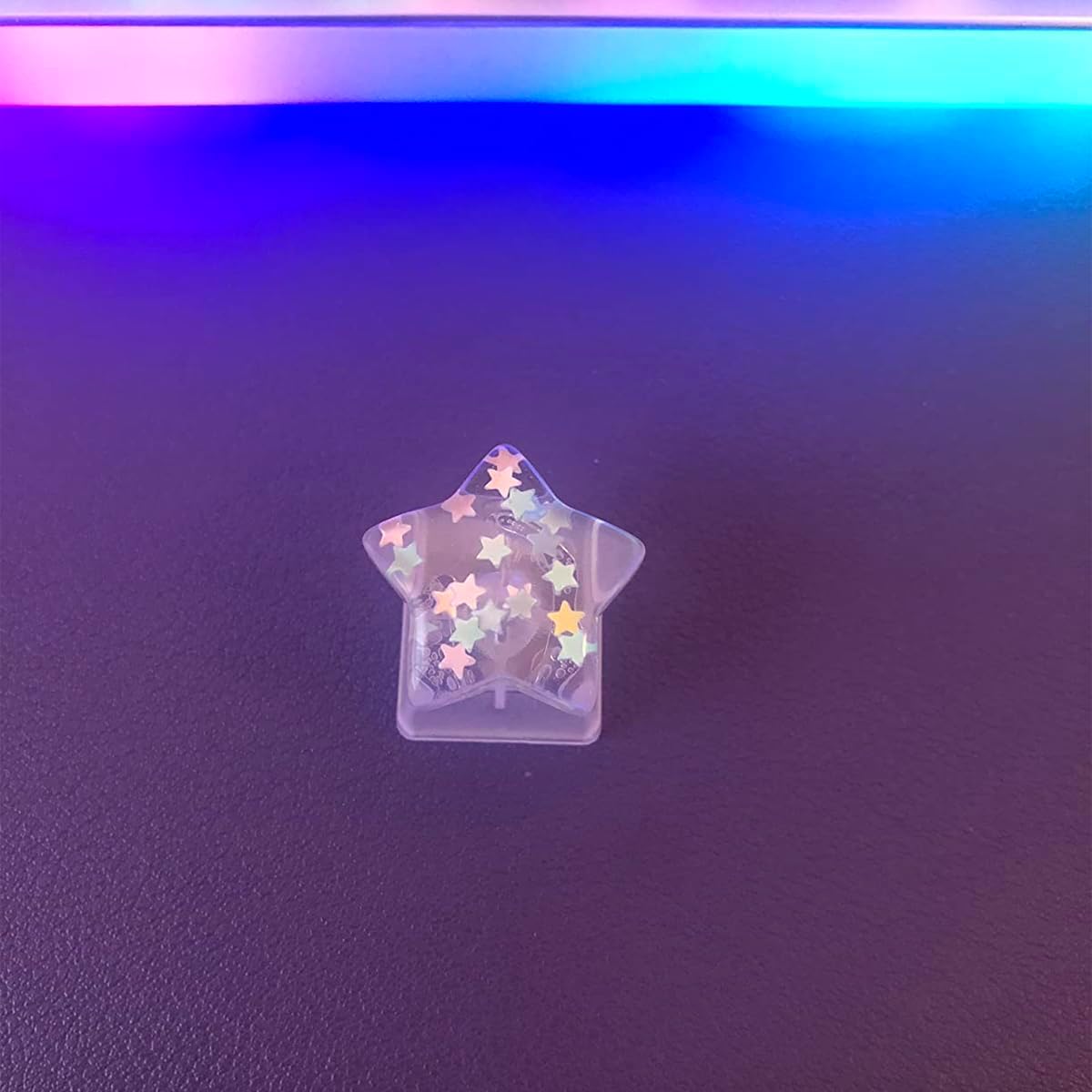 Personalized Transparent  Keycap Handmade Keycap OEM Profile Keycap Esc Backlit Keycap  R4 Height for Mechanical Keyboard Cherry MX