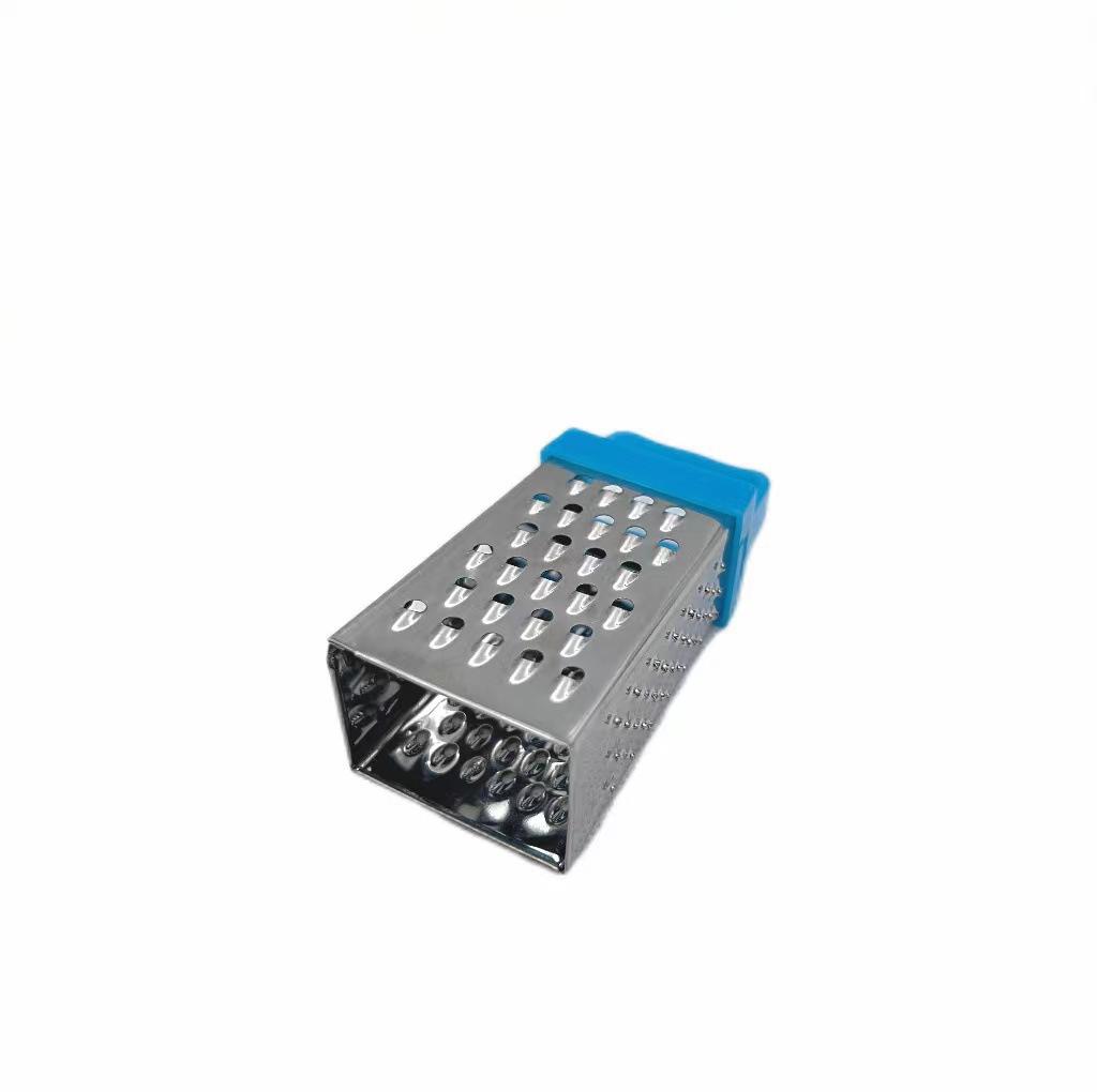 Multifunctional stainless steel household tool for peeling garlic, slicing vegetables and fruits, and shredding potatoes