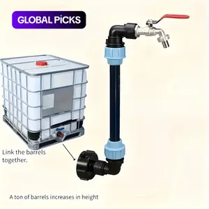 Universal IBC Tote Adapter Set, Durable & Rustproof Water Tank Adapter Set, Garden Watering & Irrigation Supplies for Home Garden, Garden Hose Connector #TOP PICKS