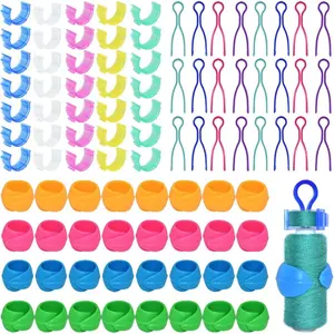142Pcs Bobbin Thread Buddies Sewing Thread Spool Organizer Set, Includes 70 Bobbin Holder Clips, 32 Bobbin Thread Spool Huggers, 40 Bobbin Clips Holders for Embroidery Quilting Sewing