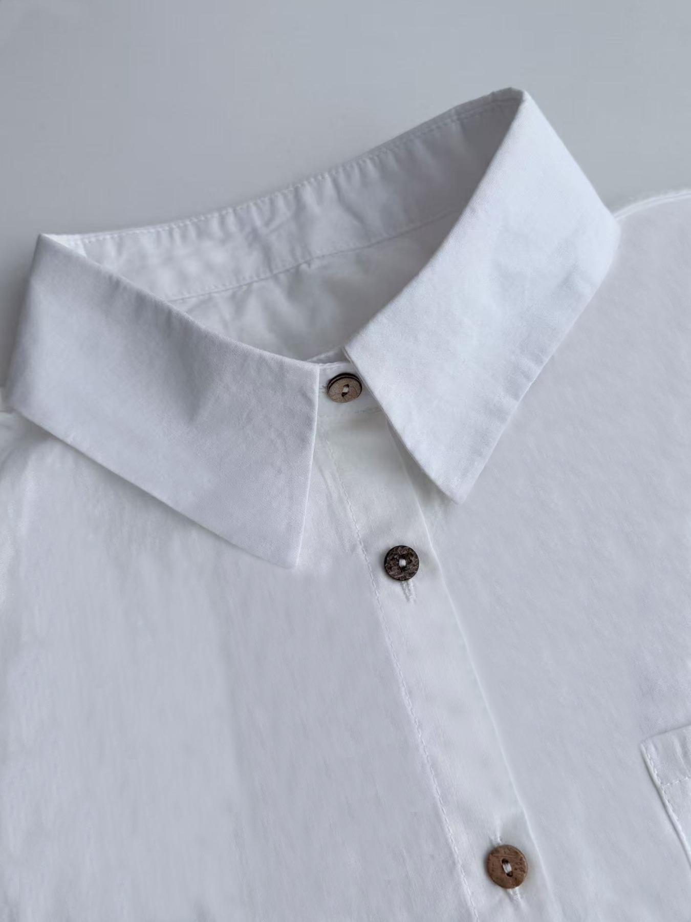 Casual Lazy Minimalist Style Loose Fit Urban Long Shirt, Comfortable and Stylish, Perfect for Daily Wear, Trendy Men's Clothing Tops