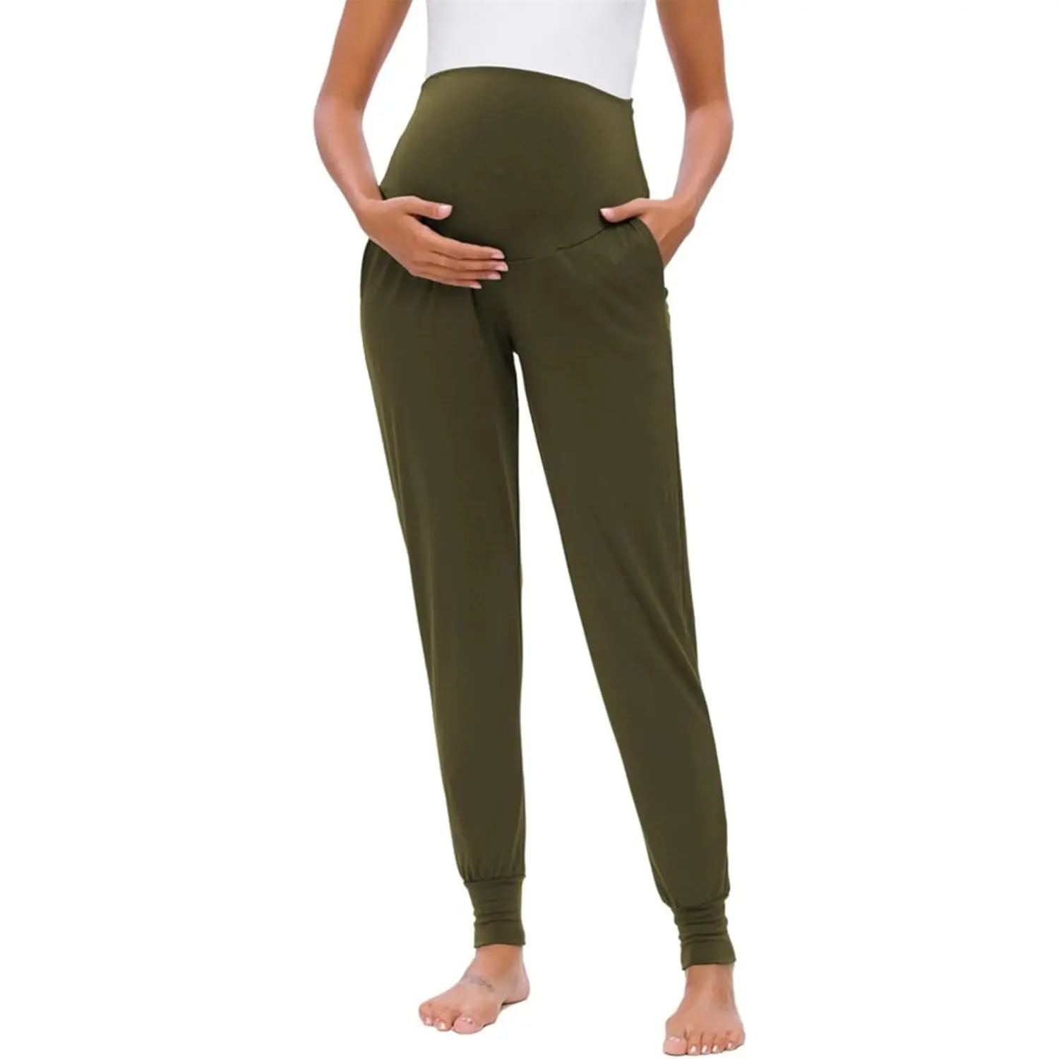 Maternity Women's Casual Pants Stretchy Comtable Lounge Pants