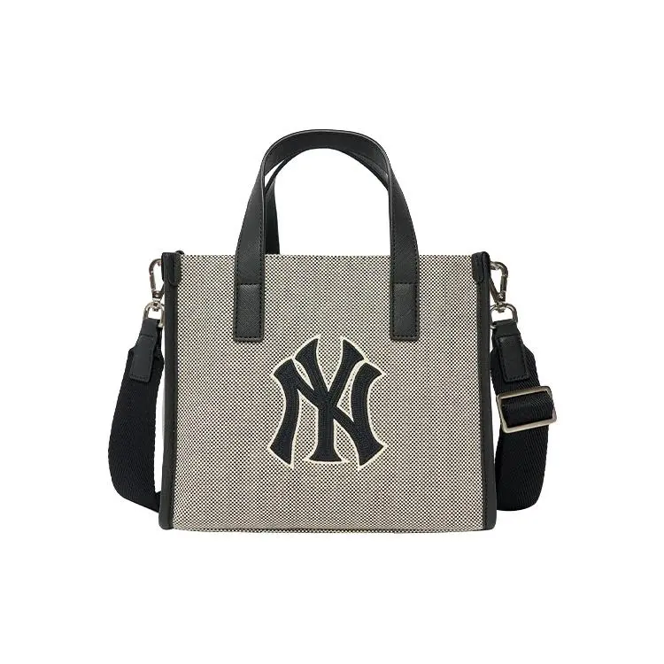 MLB New York Yankees Canvas Tote Bag for Men and Women – Minimalist Black Style
