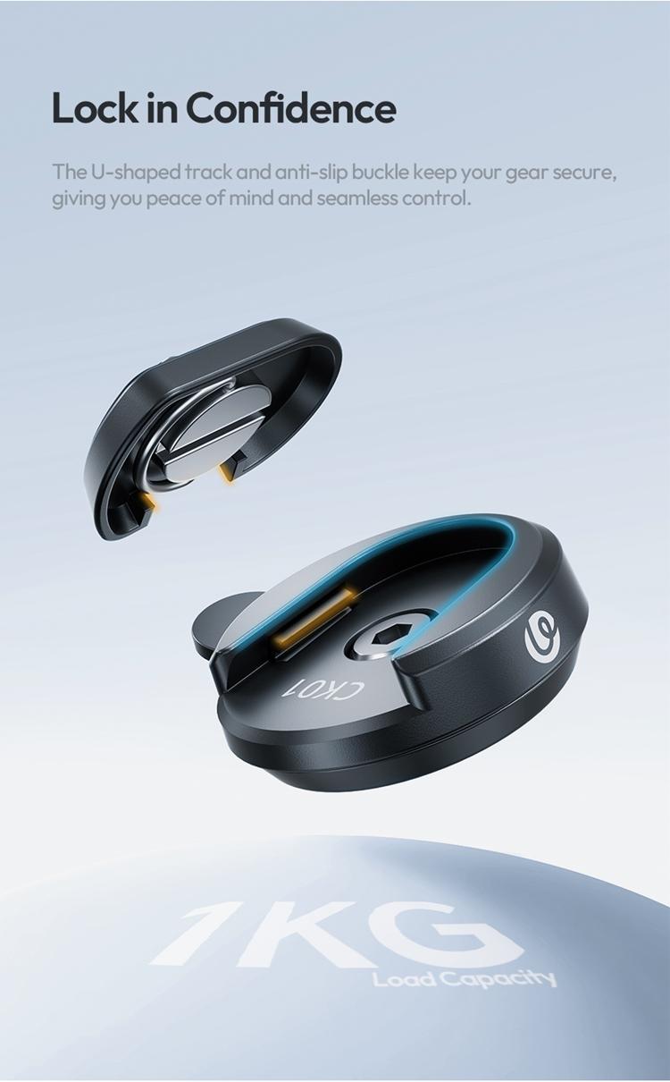 ULANZI CK02 Cka Quick Release Camera Backpack Mount Clip,CK01 Magnetic Mount Stand for DJI Osmo Pocket 3 Accessories, with Standard 1/4" Thread for Action Cameras Pocket 3 Expansion Adapter