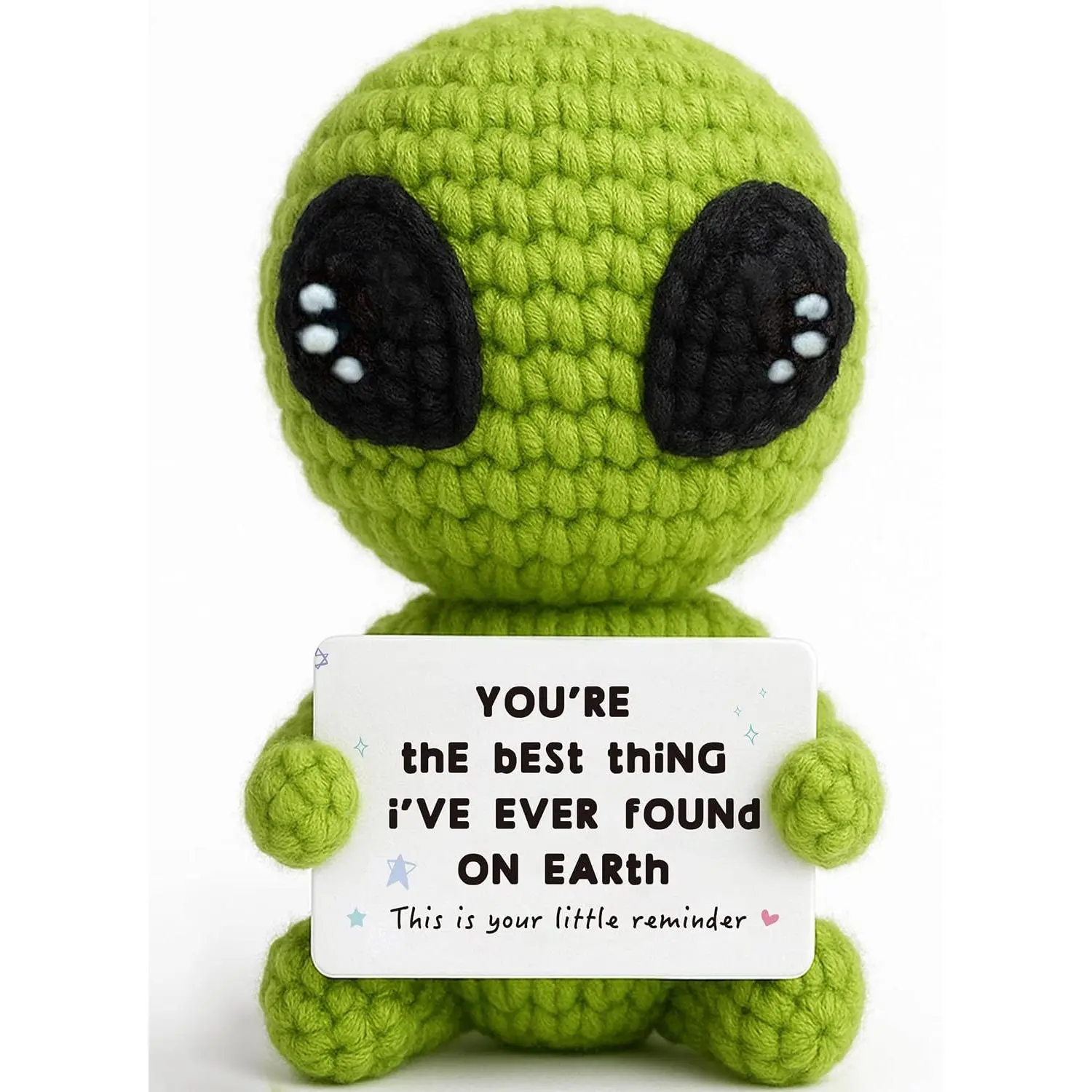Gifts for Him Her Boyfriend Girlfriend Crochet Alien Valentine's Day Anniversary Birthday Funny Romantic  for My Love Men Women Wife Husband Fathers day