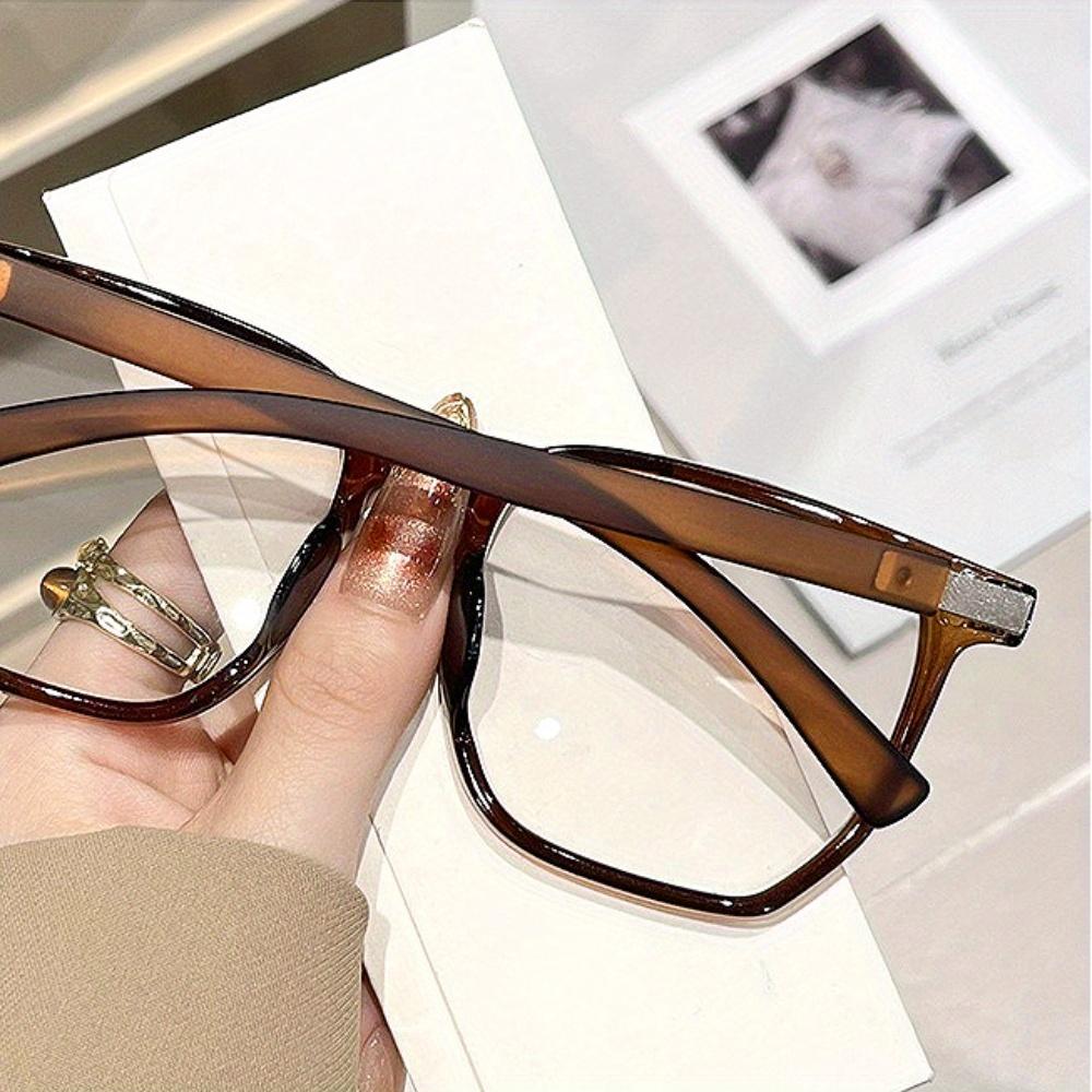 2-Pack Large Frame Reading Glasses with Gray Lens - Presbyopia Eyeglasses Suitable for Women & Men, +0.50 to +1.75 & +4.0 Diopters Strength, Age-Related near Vision