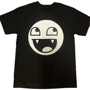 Epic Face Vampire T Shirt Y2K Goth Emo Scene Tapout Affliction  Relaxed Soft