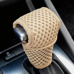 Universal Protective Covers for Gear Shift Knobs, Designed to Provide a Non-Slip Grip for Automatic Car Interiors