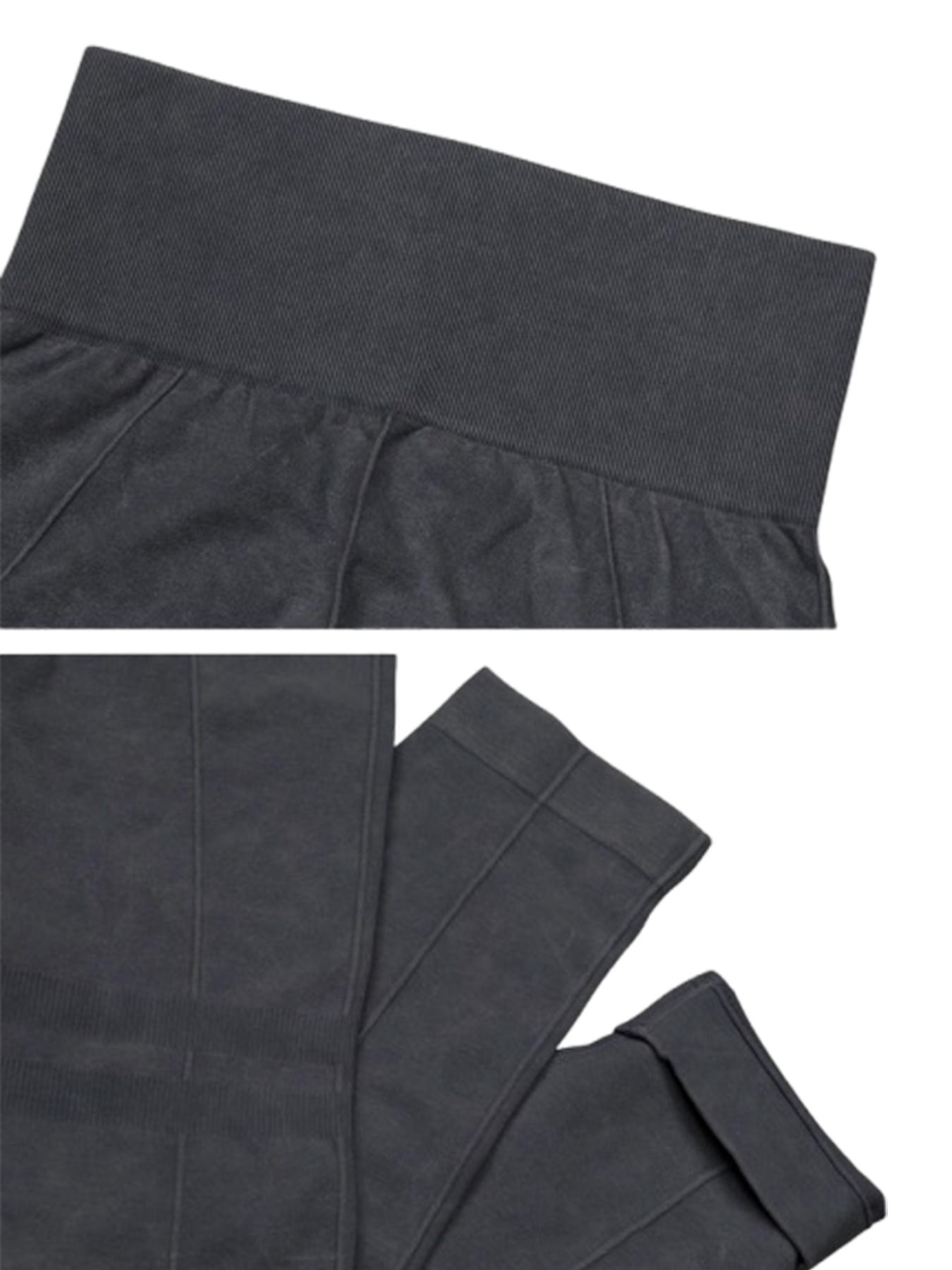 Women's Solid-Color High-Waist Stretchy Sports Leggings, Breathable Comfortable Skinny Pants for Yoga, Gym and Workouts, Ladies' Sportswear for All Seasons, Comfy Stretchy Leggings