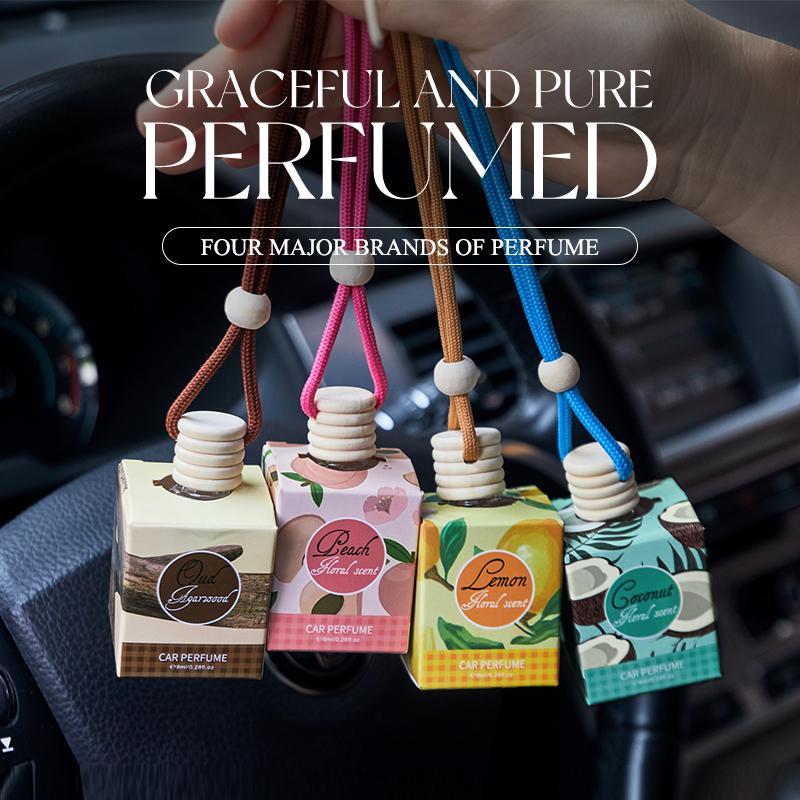 Car Air Freshener, Car Hanging Aromatherapy Diffuser, Reusable Car Fragrance Diffuser, Car Interior Accessories for Car, Wardrobe and Bathroom