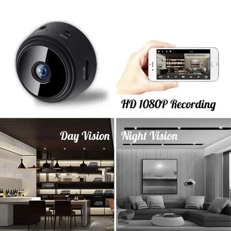 Home WiFi Camera HD Outdoor Night Vision Surveillance, Professional Car Security Monitor, High-Definition Wireless CCTV Camera