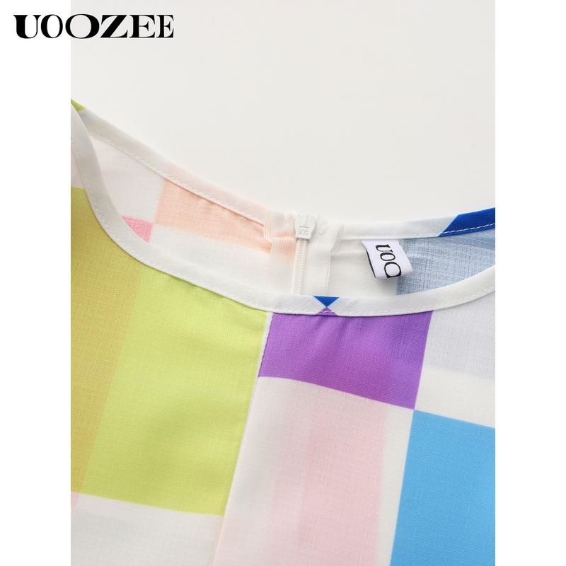 UOOZEE Women's Solid Color, Multicolor Sleeveless Wide Leg Jumpsuit with Pockets - Casual Loose Fit Overall Cotton Blend Minimalist Style Springtok Womenswear