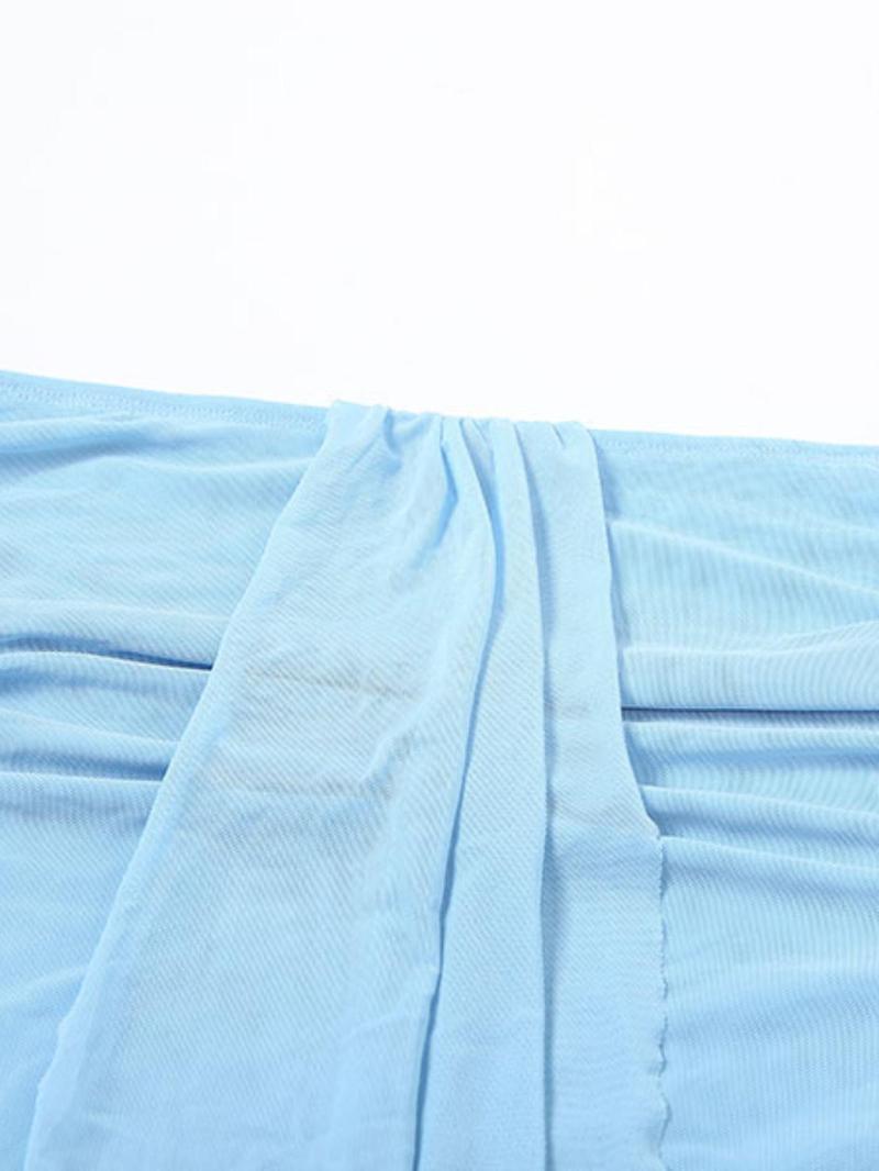 Women's Solid Backless Halter Neck Top & Skirt Set, Fashion Casual Two-piece Set for Party Club Dating Wear, Women's Clothing for Summer, Womenswear