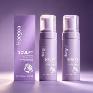 Rice Volumizing Holding Mousse Set (100ML*2), Refreshing Non-Greasy, Rich Foam, Deep Nourishment, Lightweight Smooth Hair, Long-Lasting Hold, Hair Care Mousse