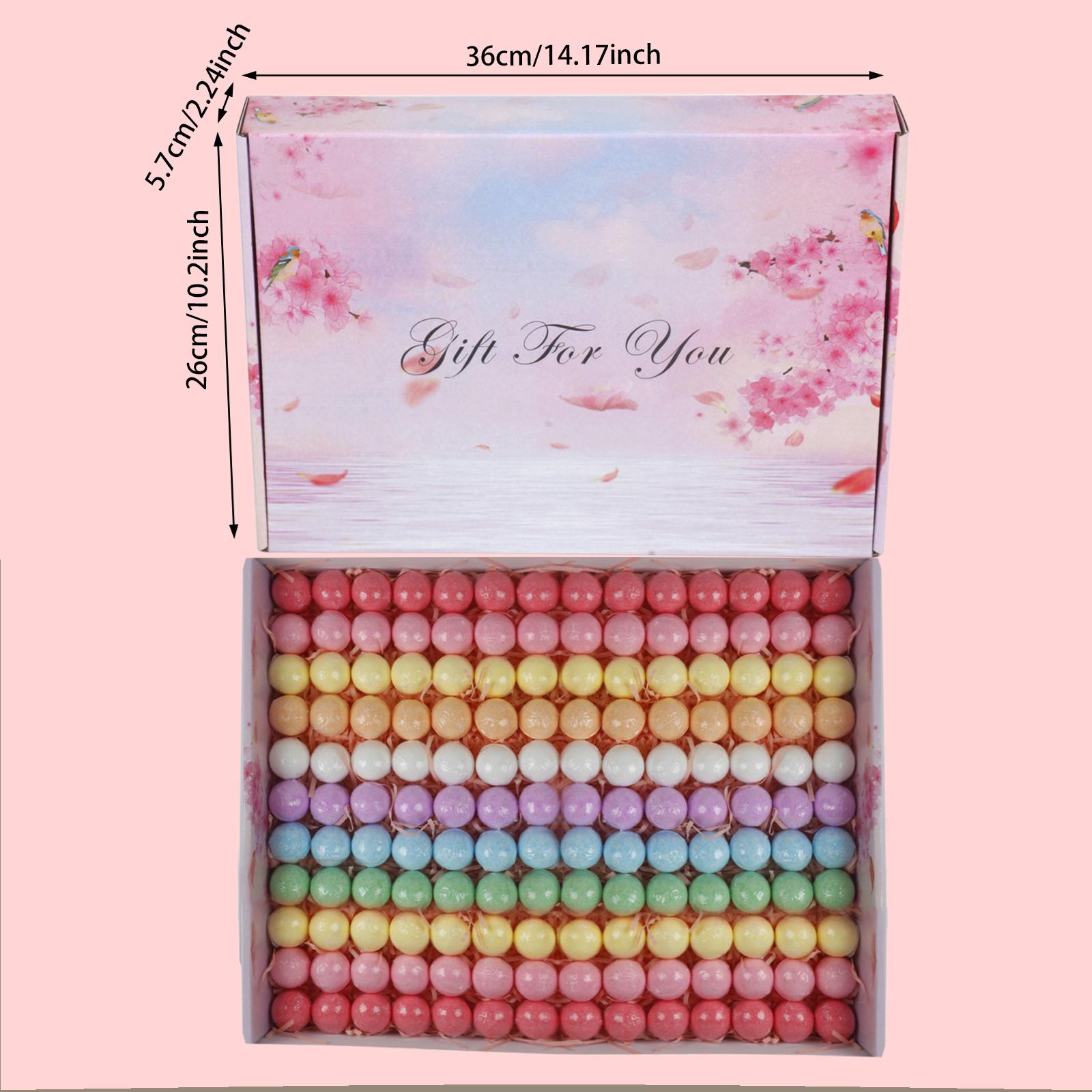 Bath Bombs for Women, 154pcs/box Individually Wrapped Handmade Bubble Bath Fizzes, Rich in Essential Oils, Best Gifts for Women, Mom, Wife, Girlfriend, Sister